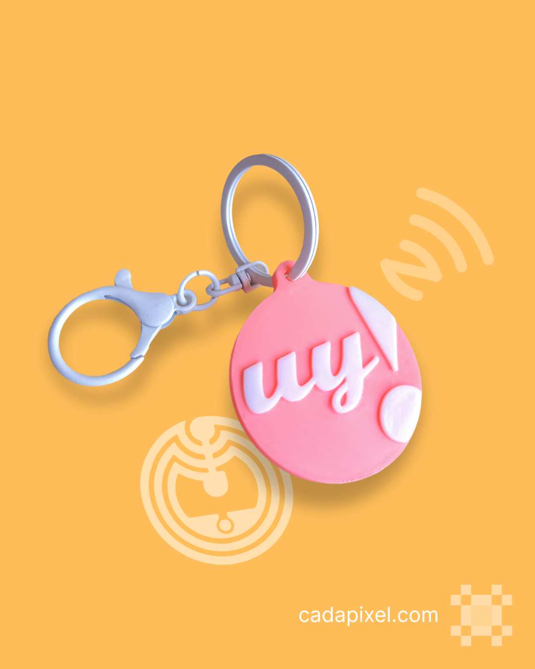 Llavero NFC personalizado con tu marca