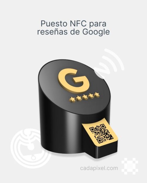 puesto NFC para reseñas de Google